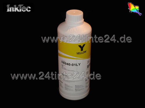 1 Liter InkTec DYE Tinte für Brother color yellow