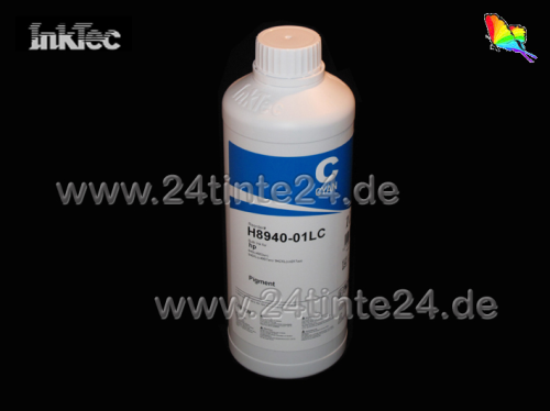 1 Liter InkTec Pigment Tinte für Epson cyan 4-Color