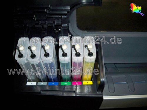 8 x Ink-Patrone XXL kompatibel zu HP Designjet Z2100  Autoresettchips, 280ml