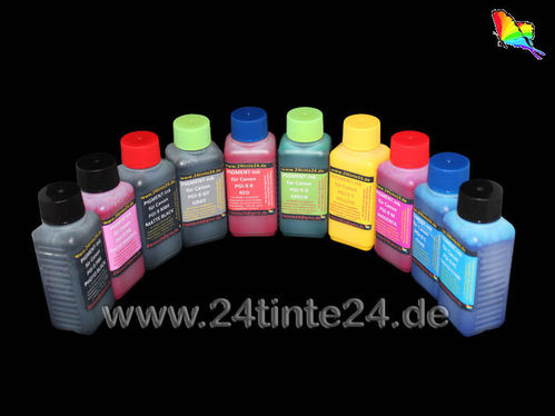 Nachfüllset / Tinte Pigment UV für Canon PGI-9 PGI-2