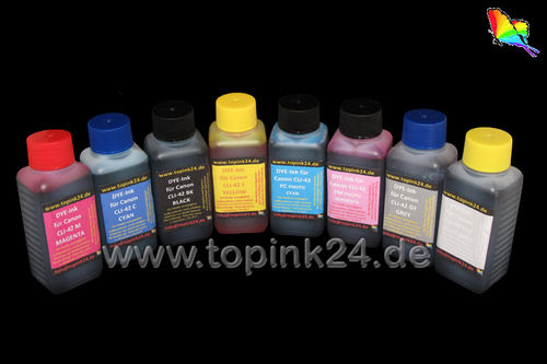 Refill kit UV ink dye for Canon Pixma Pro 100 100S CLI-42 CLI42 CLI 42 BCI-43 BCI43 BCI 43